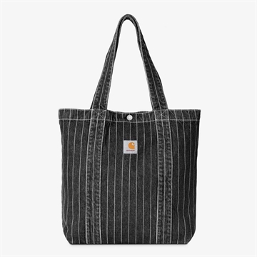 Carhartt WIP Tote Bag Orlean Hickory Stripe Black / White
